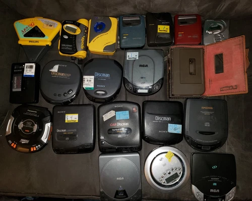 20 Walkman & Discman Bundle Job Lot Vintage Retro 80s 90s - SPARES / REPAIR