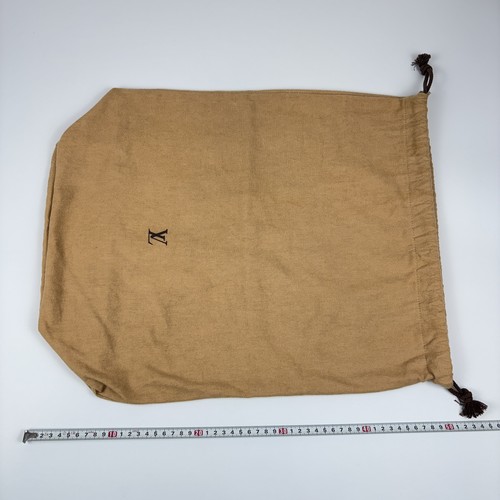 Authentic Louis Vuitton Drawstring Dust Bag Beige "15.7 x 19.5" p09 - Picture 4 of 5