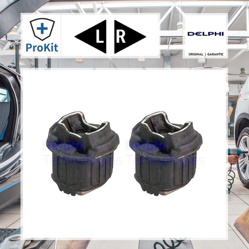 2x ORIGINAL® Delphi TD1852W Lagerung, Achskörper, Tonnenlager