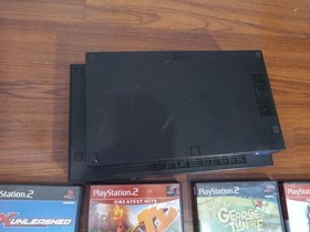 Fun! Playstation 2 PS2 Set Up with 4 Kids Games & Memory Card