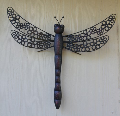 1-DRAGONFLY,Giant Wall Hanging,Yard Art,Garden Decor,Gifts,Nature Theme,GS-106