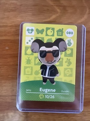 Eugene #080 - Animal Crossing Amiibo Card Nintendo Series 1