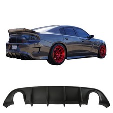  Rear Bumper Diffuser Compatible with 2015-2024 Dodge Charger SRT Rear Body