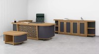 Komplette BüRomöBel Tisch Arbeitszimmer MöBel Designer Set Schreibtisch