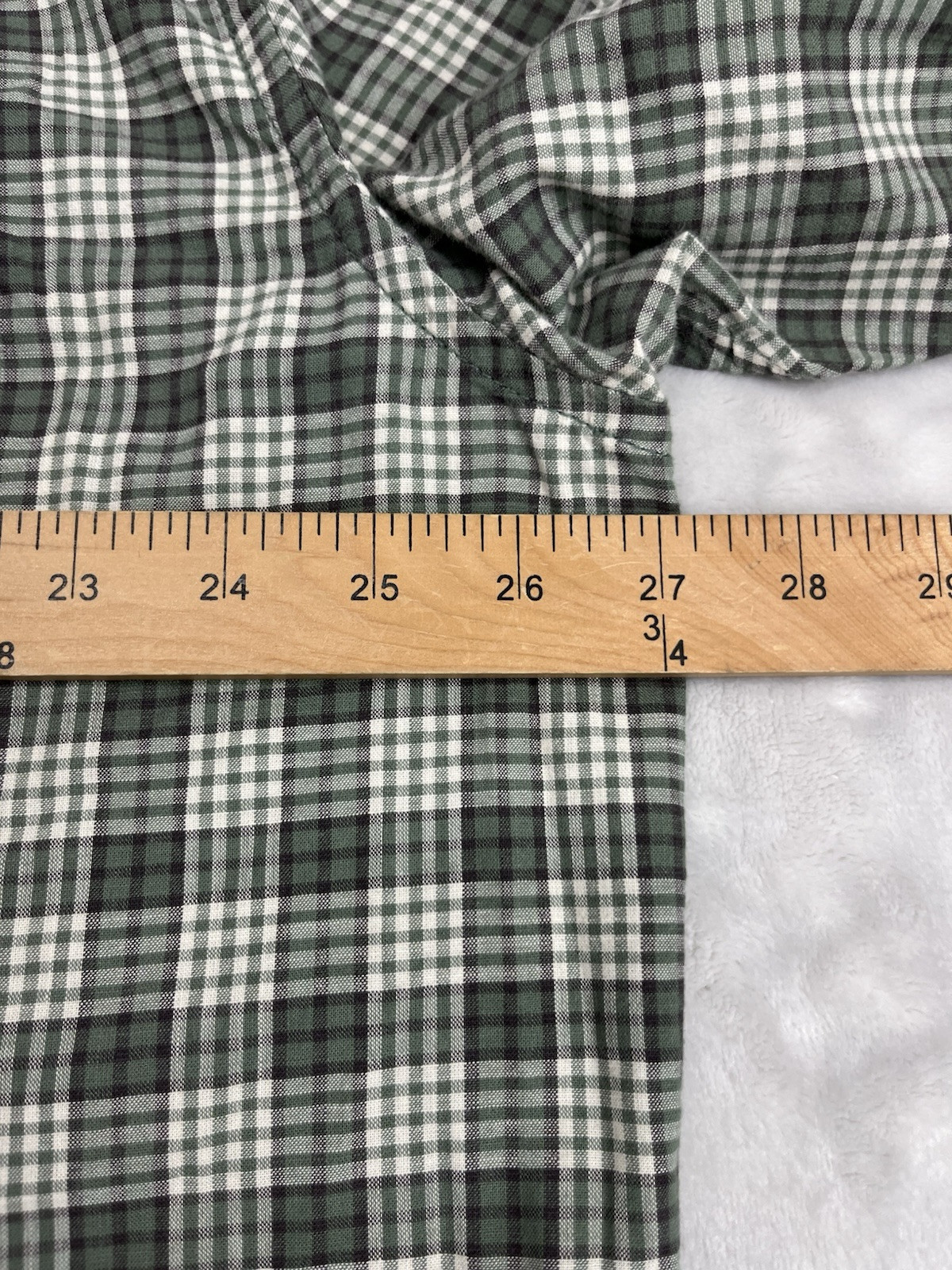 Pendleton Shirt Men Extra Large Green Checked Bon… - image 6