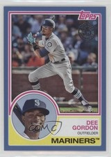 2018 Topps Update 1983 Topps Design Blue Dee Gordon #83-24 5hy