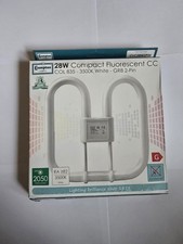 Image of 28W Compact Fluorescent Lamp GR8 2-Pin 3500K White – CFL – New Lamp
