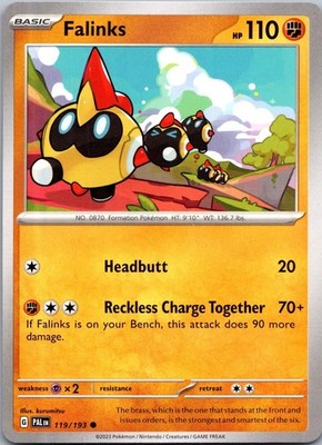Falinks 119/193 C Paldea Evolved Pokemon Near Mint