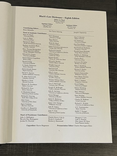 Black's Law Dictionary (Eighth 8th Edition) 2004 Hardcover by Bryan Garner Matte - Picture 7 of 9