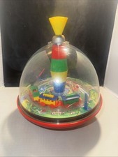 Vintage Spinning Train Top Toy.  7 