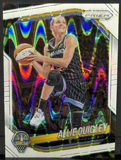 2025 Panini Prizm WNBA #80 Allie Quigley White Seismic Prizm - Chicago Sky