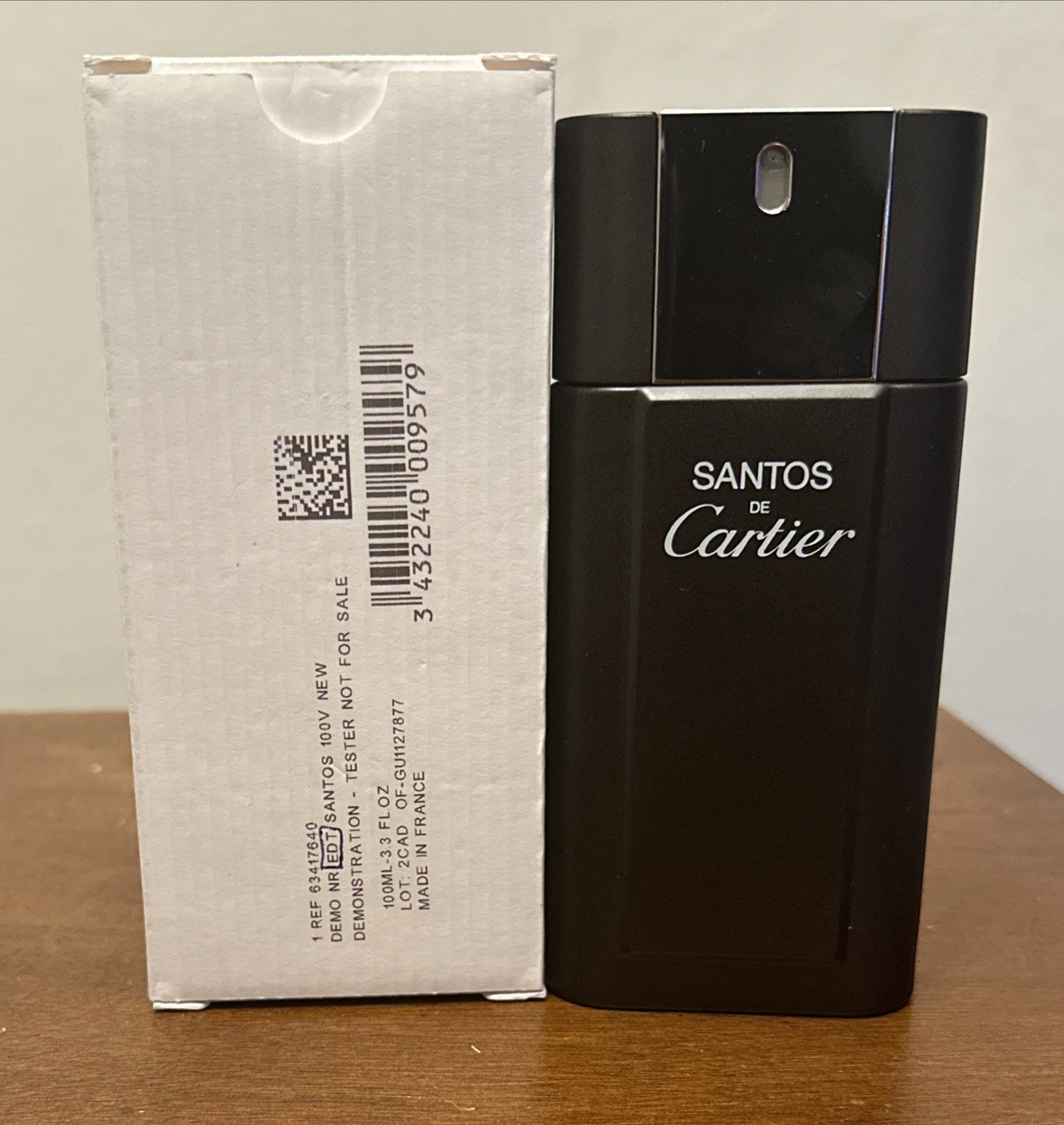 Cartier Santos De Cartier EDT for Men 3.3 oz 100ml New in White Box Rare-image