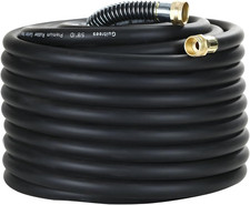 100FT Heavy Duty Rubber Garden Hose - 300PSI, Durable  Versatile