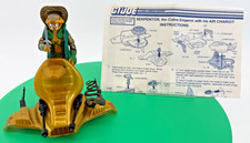 COBRA    - 1986 Hasbro GI Joe ARAH Cobra Emperor SERPENTOR V1 with Air Chariot