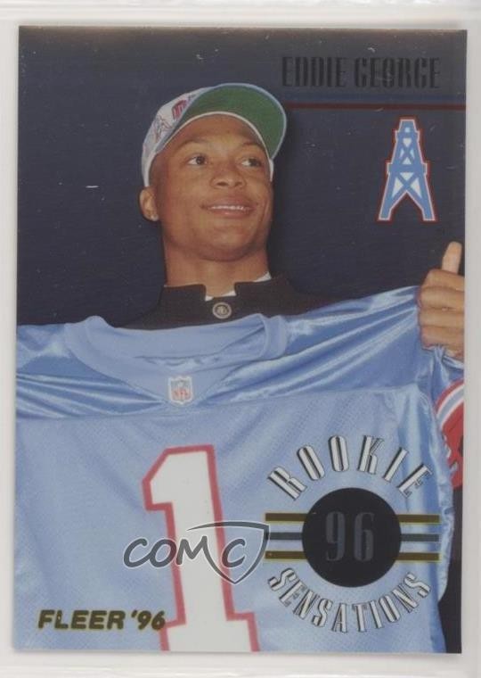 Eddie George Fleer Rookie Sensations #4 Base