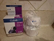 Seiko Instruments Clear Address Labels for Smart Label Printers (SLP-2RL)