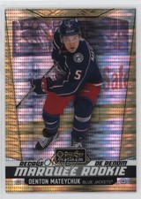 2024 O-Pee-Chee Platinum Marquee Rookies Seismic Gold 25/50 Denton Mateychuk 4et