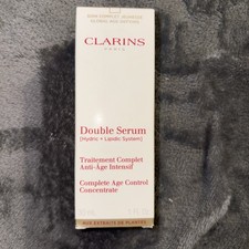 Clarins Double Serum Hydric  Lipidic Complete Age Control Concentrate 1oz