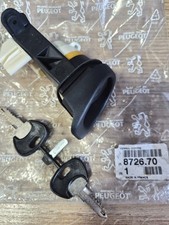 Genuine New Peugeot 106 Boot Lock With X2 Keys 1991-96 8726.70 Rare Now