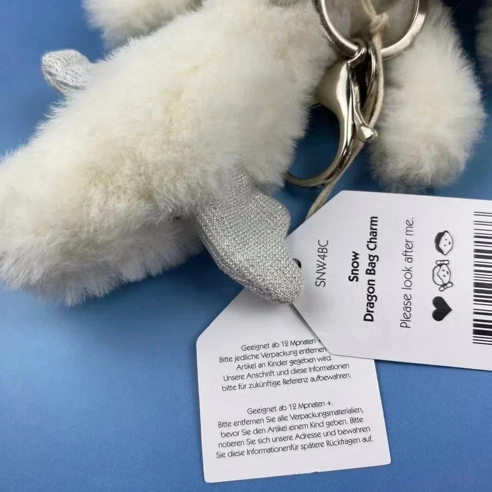 Jellycat White Dragon Soft Plush Toy –Brand New with Tags – Super
