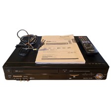 Panasonic DMR-EZ485V DVD VCR Combo Recorder W/ Remote  Manual Tested/Works