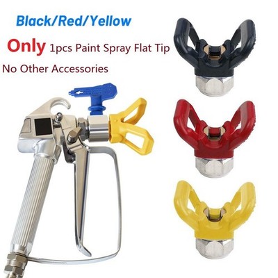 Hochdruck Airless Farbe Spritzpistole Flache Spitze Düse Set Schutz Sprayer