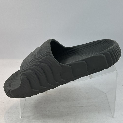 Adidas Adilette 22 Slides Mens Size 8.5US 8UK Carbon Gray Sandals Comfort Shoes - Picture 3 of 15