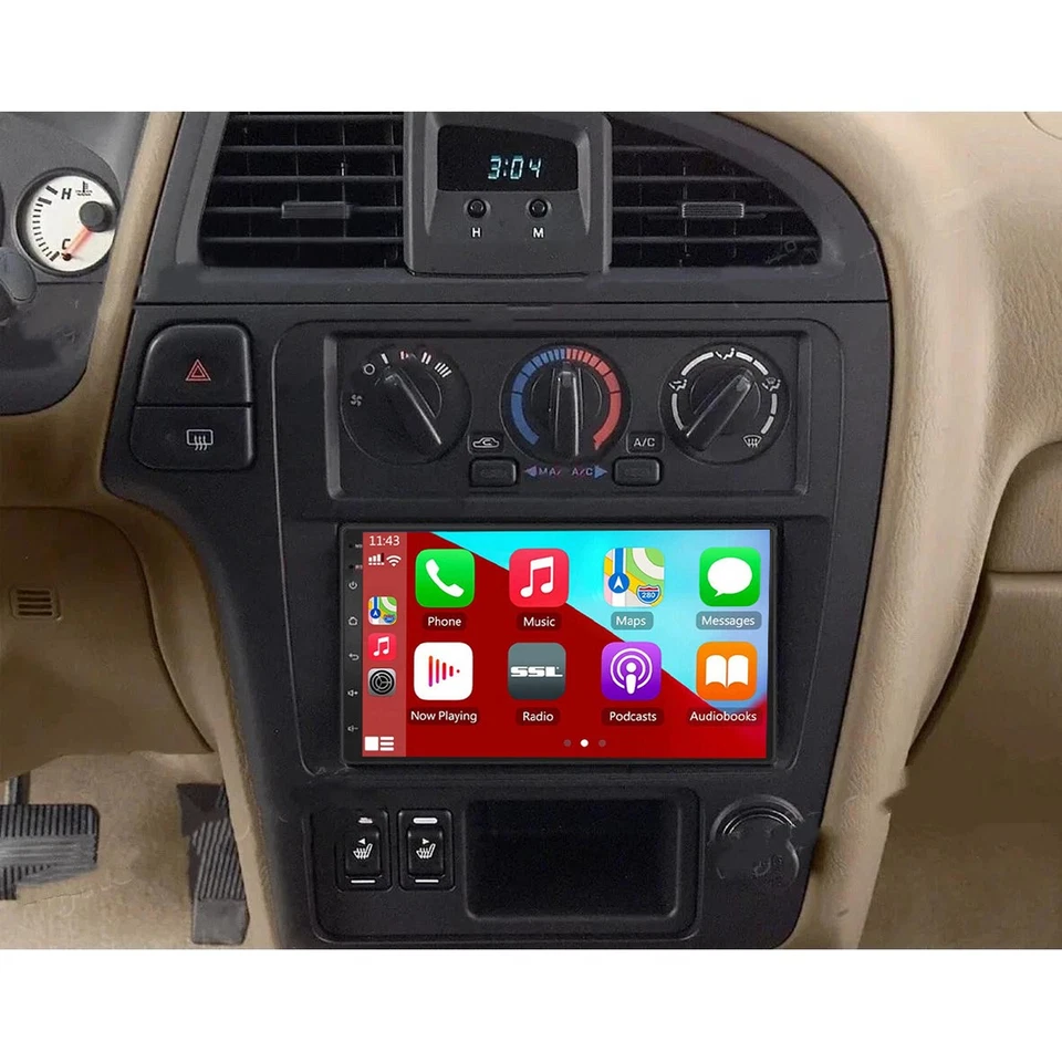 Radio de coche 32 GB Carplay Android 15 GPS NAVEGACIÓN WIFI BT para Nissan Pathfinder 2000-04 Foto 2 de 4