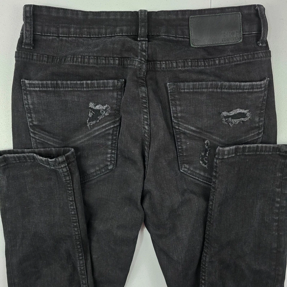 BKE Alec Skinny jeans 31x34 distressed black denim mens slim 4891 - Image 4 of 4