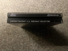 VIRTUA FIGHTER REMIX SEGA SATURN Game + CG Portrait Collection PAL UK EURO