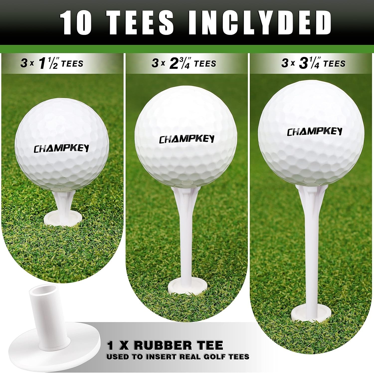 Golf Hitting Mat | Synthetic Turf with Rubber Base - 13