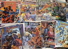 Fantastic Four Comics - 1990s Marvel - Lot of 23 - Jim Lee Brandon Choi