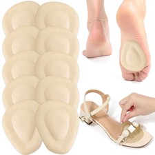 10 Pack Metatarsal Pads Ball of Foot Cushions Soft Gel Foot Pad Insoles