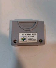 N64 Controller Pak NUS-004 OEM Official Nintendo 64 Memory Card - Tested  Works