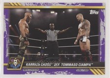 2021 Topps WWE NXT Purple Karrion Kross def Tommaso Ciampa #37 1qy