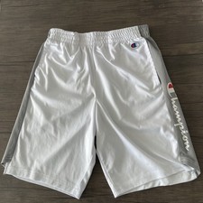 Champion Athletic Shorts Youth Large White Basketball Running
