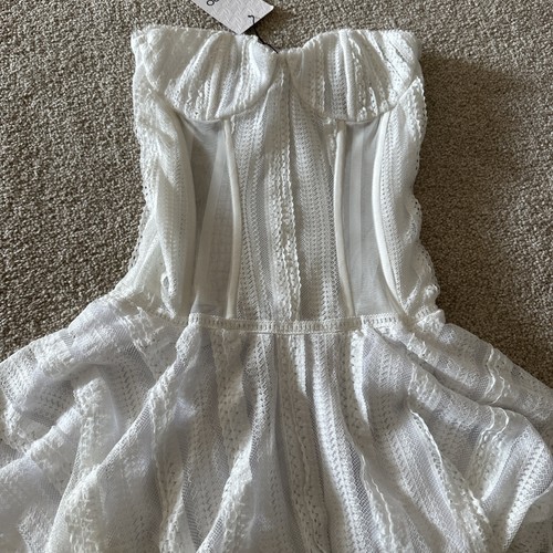 Charo Ruiz Ibiza Short Bakary White Dress Size S New With Tags RRP £365 - Picture 2 of 4