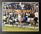 MARIO MANNINGHAM SIGNED 8X10 PHOTO - (Beckett) New York Giants Super Bowl Catch!