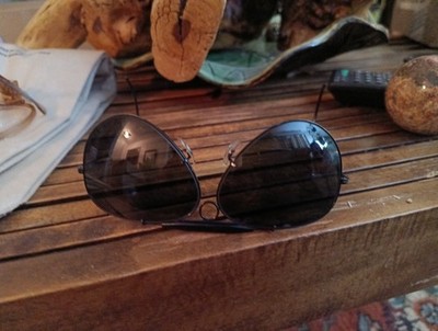 Ray Ban Sunglasses Shooter, Bausch & Lomb, vintage very slightly used.