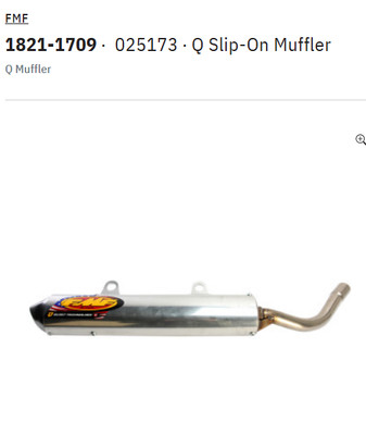 FMF Racing - 025173 - Q4 Spark Arrestor Slip-On Muffler