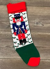 Knit Christmas Stocking Nutcracker 17