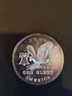 TRI-STATE REFINING 1776-1976 EAGLE BELL 1 ONE TROY OUNCE .999 SILVER ROUND