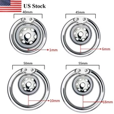 FRRK Chastity Device With Plug Restraint for Men Cage Bondage BDSM Toy US