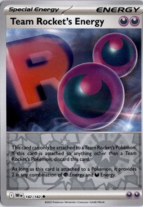 Team Rocket's Energy 182/182 Destined Rivals