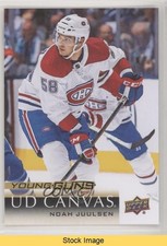 2018-19 Upper Deck UD Canvas Young Guns Noah Juulsen #C110 READ g0p