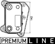 ÖLKÜHLER, MOTORÖL FÜR MERCEDES-BENZ E-KLASSE (W210) - MAHLE CLC 38 000P