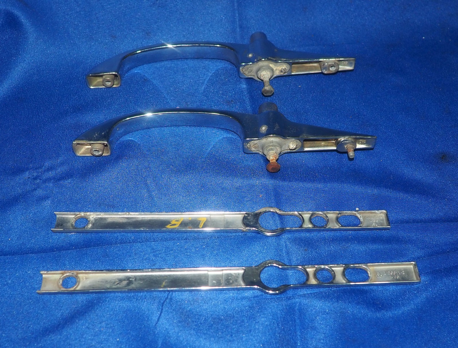 1965-1980 Rolls Royce Silver Shadow Pair of Exterior Door Handles Chrome OEM