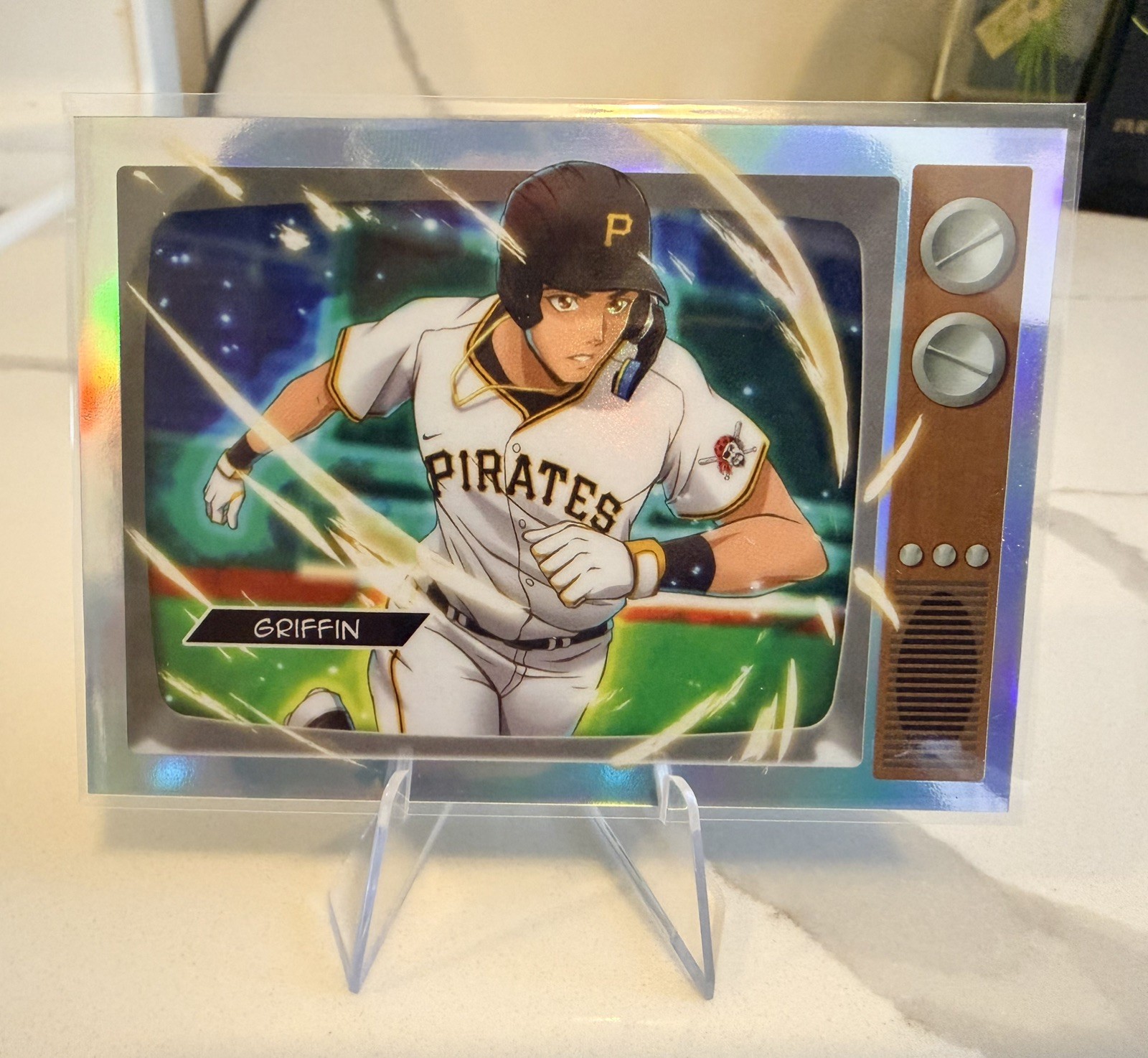 2025 Bowman Konnor Griffin Anime #BA-18 Pirates 🔥 SSP Case Hit RC Prospect
