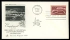 BRUSSELS BELGIUM WORLD FAIR  1958 ARTCRAFT CACHET FDC STAMP BLOCK UNADDR
