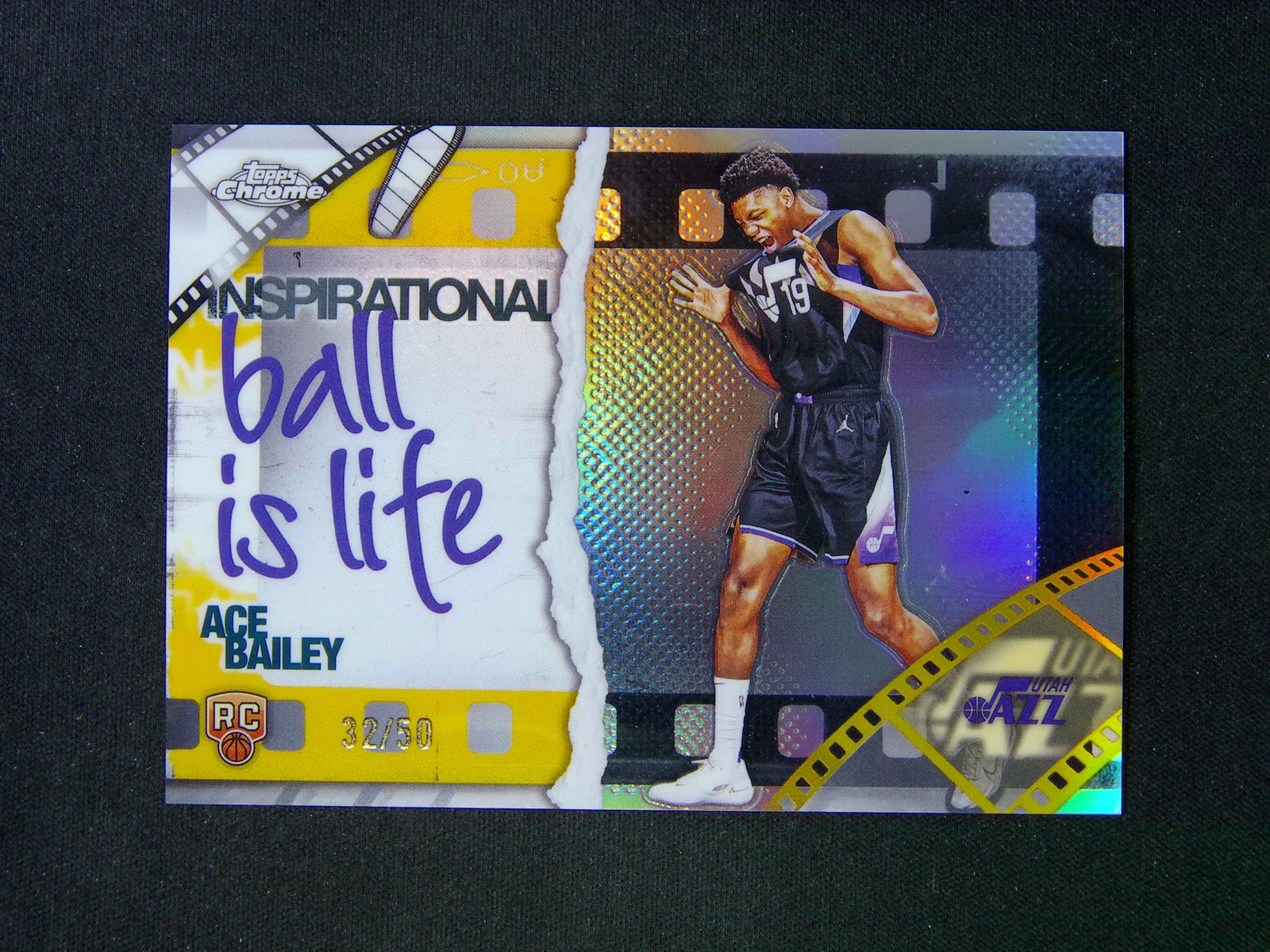 2025-26 Topps Chrome Ace Bailey RC Inspirational Gold Refractor /50
